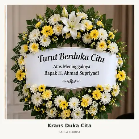 Krans Bunga Duka Sanur
